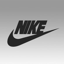 Nike logo sports détail symbole marque logotipo logotype compagnie emblème 3d print model - Mito3D