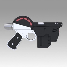 legislador juiz dredd pistola suporte cosplay réplica militares arma fogo Armax 3d print model - Mito3D