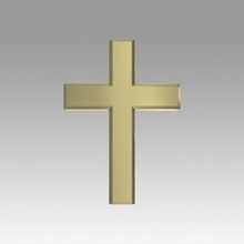 Katolik çapraz katedral jesu Kutsal Kitap croix kilise isa dekorasyon dini bronz Hıristiyan süs 3d print model - Mito3D