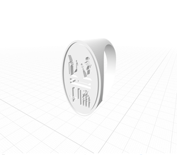 Wachs Dichtung Ring Pharao Rameses ii großartig Ramese ramesesii Siegelring Hieroglyphen ägyptisch uralt Ägypten Königin 3d print model - Mito3D
