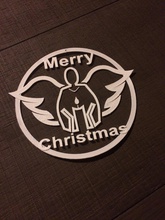 mutlu Noel angel üçlü d3 folyo pinshape noeller melek 3d print model - Mito3D