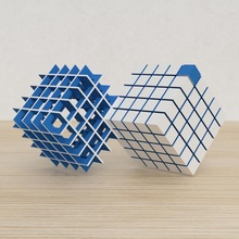 tarea 8 Rápido belleza dividir cubo 3d print model - Mito3D