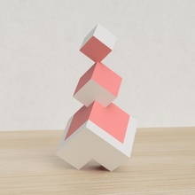 compito 12 esprimere bellezza dividere cubo 3d print model - Mito3D