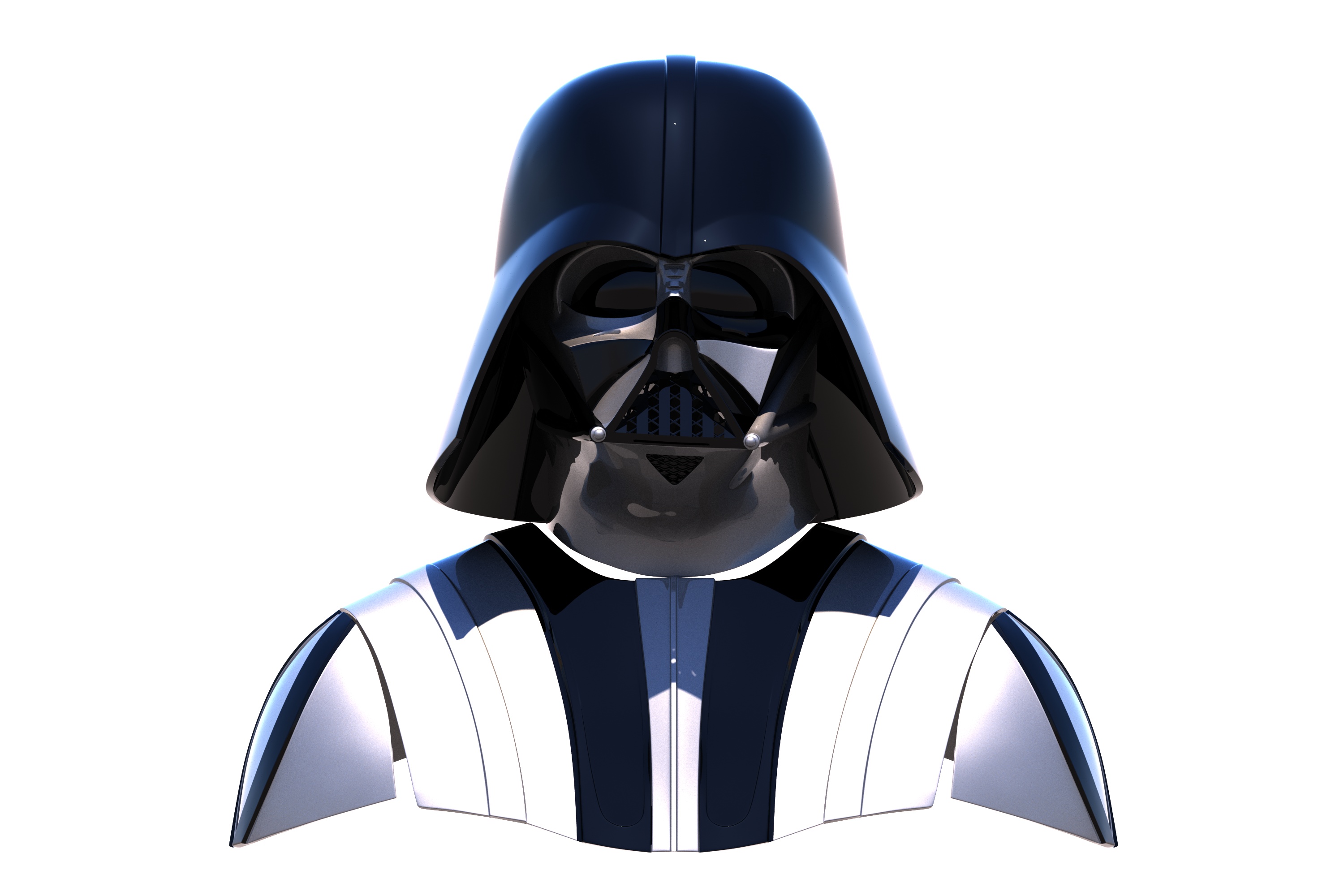 darth vader ep4 anh 3d printable model accesorios apuntalar costume helmet suite star wars 3D print model - Mito3D