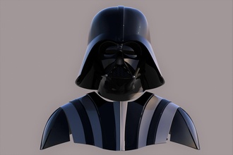 darth Vader ep 5 ESB traje terno filme movies prop adereços vader helmet star wars 3d print model - Mito3D