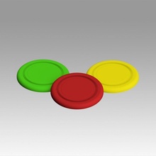 frizbi serbest stil diskraft Skystyler dış mekan golf ekipman plaj fincan tabağı bumerang oyuncaklar Spor Dalları oyunlar nihai disk uçan 3d print model - Mito3D