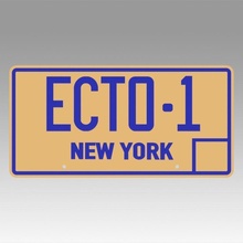 ghostbusters 2 ecto-1 york replica prop license plate energy psychokinetic printable print cosplay ecto 1 3d print model - Mito3D