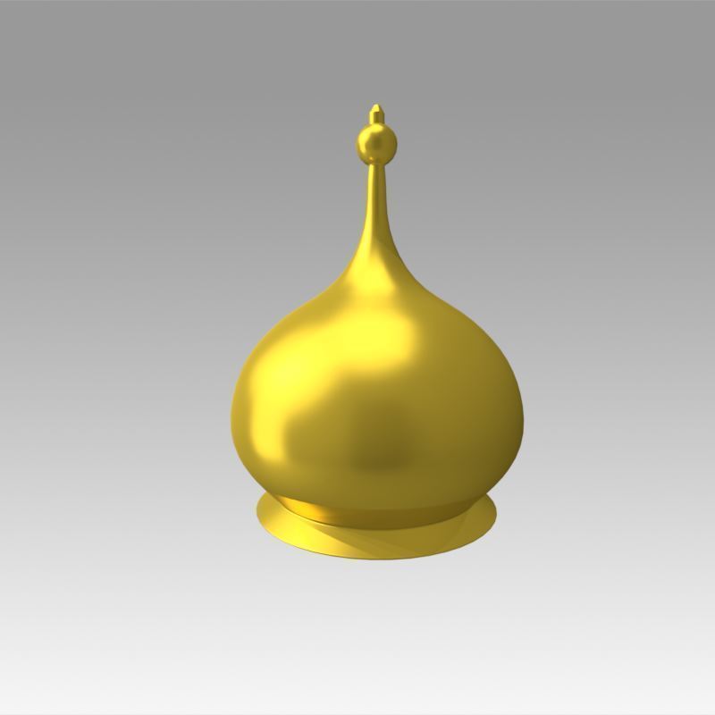 church golden dome architectural bell tsar great annunciation assumption archangel crossing belltower cathedral kremlin moscow orthodox architecture building russian 3D print model - Mito3D