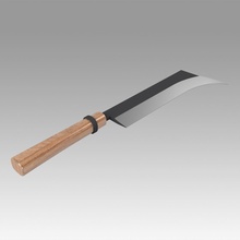 higurashi rena ryugu sword cosplay weapon prop swords printable replica 3d print model - Mito3D