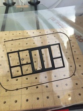 üçlü folyo pinshape pencere ev mimari 3d print model - Mito3D