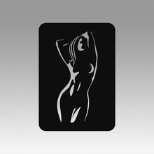 menina logotipo peitos erótico peituda corpo realista sexy lindo ginástica nu mulheres personagem anatomia humano fêmea mulher meias 3d print model - Mito3D