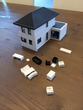 casa scala 1 50 pinshape architettura 3d print model - Mito3D