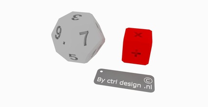 matematik pratik zar pinshape toplar uygulama 3d print model - Mito3D