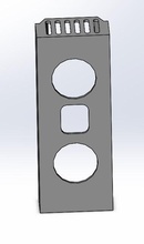 eufy batería timbre puerta cubierta carcasa funda 3d print model - Mito3D