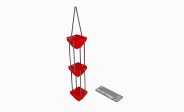 vertical garden pinshape 3d-design 3d print model - Mito3D