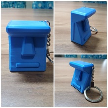 moai porte clés keychain design 3d print model - Mito3D