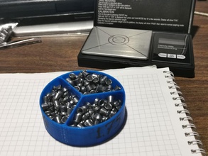 pellet divider pellets pcp organizer airgun 3d print model - Mito3D