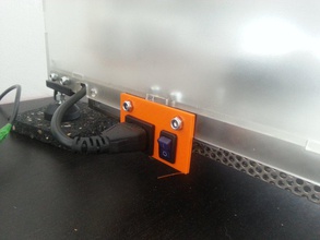 güç kaynağı düğmesi destek pinshape velleman k8400 bağlayın 3d print model - Mito3D
