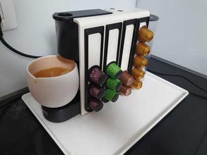 nespresso capsule afficher titulaire soutien holder capsules café 3d print model - Mito3D