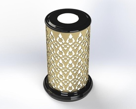 Lampe Startseite Mantel Designer decorative art architektonisch Beleuchtung home decor Accessorie 3d print model - Mito3D