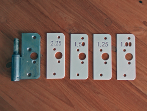 kapı menteşe ara parçalar ayırıcı door hinge 3d print model - Mito3D
