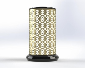 lampe couverture gaine jardin conception accessoire lumière home decoration 3d print model - Mito3D