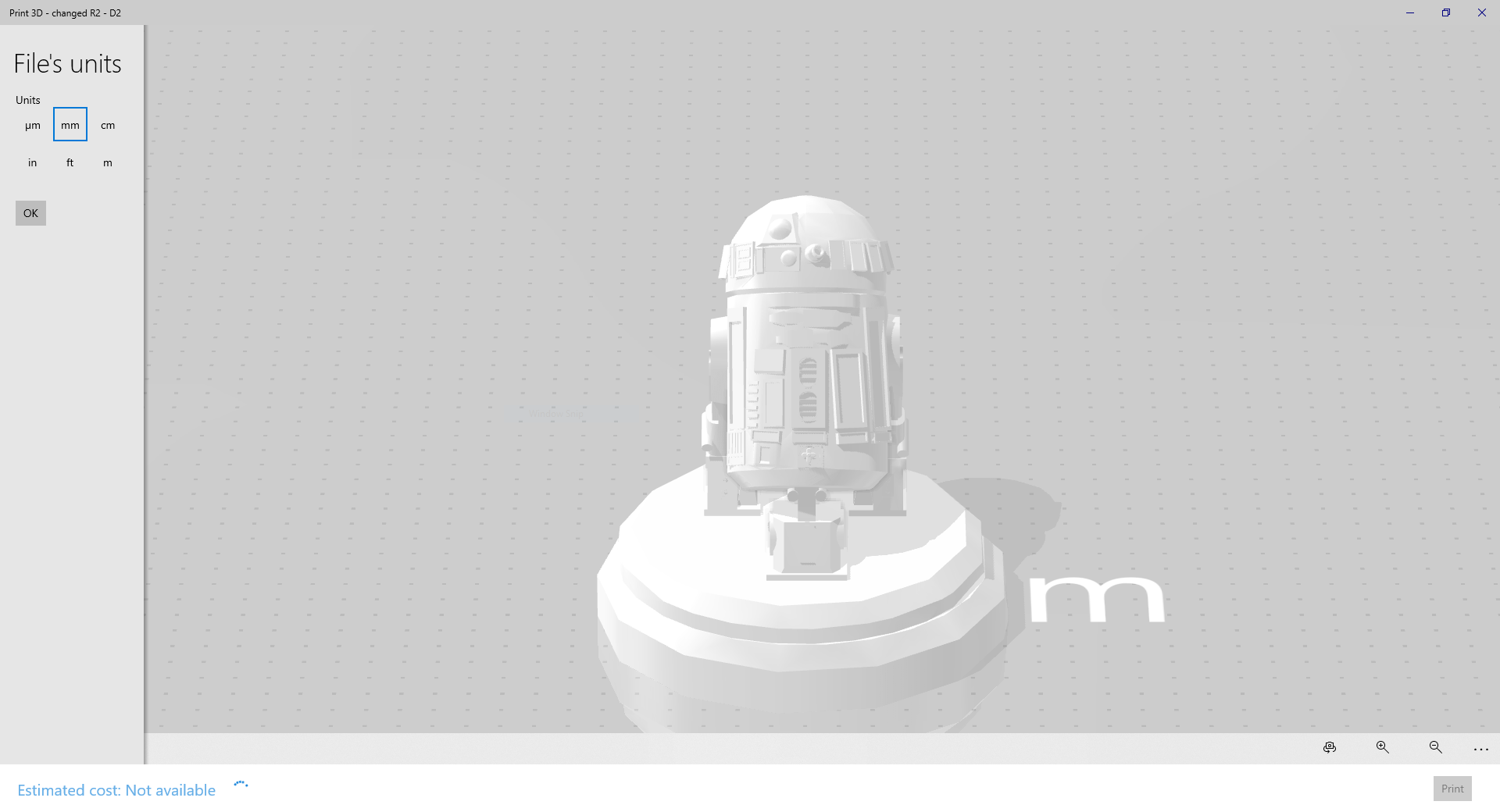 r2 d2 star wars 3D print model - Mito3D