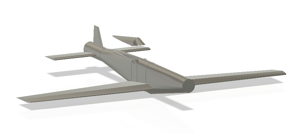 rc avión model airplane 3D print model - Mito3D