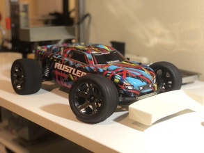 rear wing traxxas rustler 2wd rc-car-wing front-wing rear-wing traxxas-rustler-wing rustler-wing traxxas-wing traxxas-2wd traxxas-rustler 3d print model - Mito3D