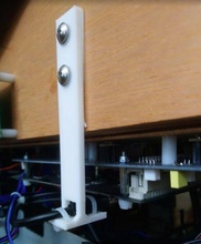Außerirdischer Flipper Rückseite Panel USB Halterung 3d print model - Mito3D