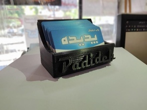 kolay toplamak iş kart Kulp destek bussiness card 3d print model - Mito3D