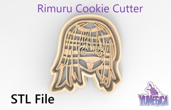 rimuru time reincarnated slime cookie cutter anim cake pi ce emporte japan manga anime nava milim isekai shitara tensei tempest 3d print model - Mito3D