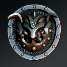león proteger weapon armadura diseño Arte skulpture Tigre Warcraft ender3 crealidad fdm 3d print model - Mito3D