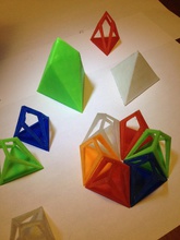 chestahedron pinshape Form Heilige geometrie 3d 3d print model - Mito3D