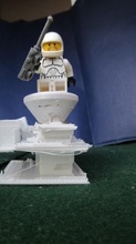 Mond Toilette Kunst 3d print model - Mito3D