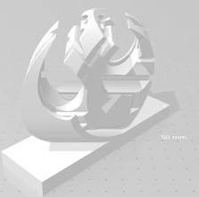 stella guerre illusione repubblica galattica ribelle star wars 3d print model - Mito3D