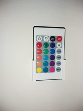 led remote control mount wall 3d print model - Mito3D