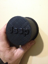 jeep cubierta cubo pinshape wrangler rueda tapa 3d print model - Mito3D