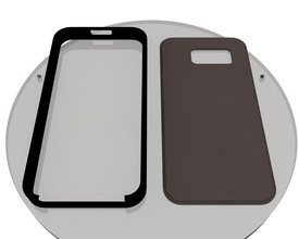 eclon samsung s6 caso personalizado cubre pinshape personalizar personalizable cubierta casos 3d print model - Mito3D