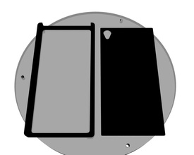 eclon V3 zil pinshape durumda akıllı telefon durumunda özelleştirilebilir kapak xperia sony 3d print model - Mito3D