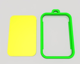eclon personalizável chaveiro anel pinshape personalizados chaveiros tags chave cadeia 3d print model - Mito3D