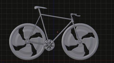 bicicleta fija negativo slooping nega pinshape weel juguete sa ruedas impresión modelo funcional fijo bicicletas bikemodel bikem 3dprinting 3dprintable 3dmodel 3d print model - Mito3D