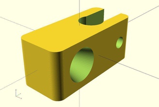 ekobots - filament tube mendel prusa pinshape threaded rod parts holder clip 3d printer 3d print model - Mito3D