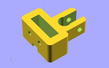 ekobots - mendel prusa pinshape parts holder axis 3d printer 3d print model - Mito3D