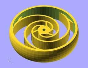ekobots espiral pneu pinshape roda bobina carro 3d print model - Mito3D