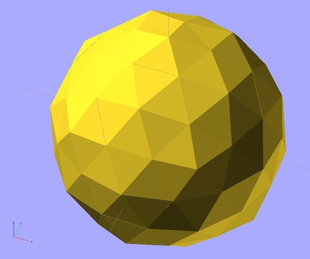 ekobots geodätische pinshape pentagon mathematische hexagon geometrische geome 3D print model - Mito3D
