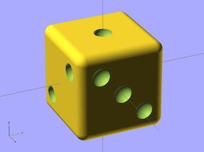 ekobots dados 20mm pinshape jugar pieza juegos juego corta cuadritos 3d print model - Mito3D
