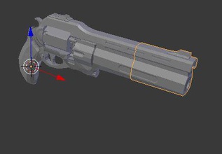 parola segmentato pinshape spazio sci fi prop office pistola fantasia destino chick magnet badass 3d print model - Mito3D