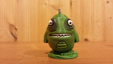 kreebils klomper pinshape exclusif tanya wiesner marque licence amusant enfants alien gus fink 3d print model - Mito3D
