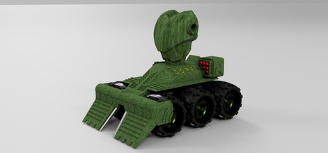 makertron koruma mücadele birimi pinshape sci fi scifi arazi savaş araba araç oyuncak silah oyuncaklar yarışma tasarım 3d print model - Mito3D
